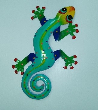 13in Kenny the Gecko Wall Decor